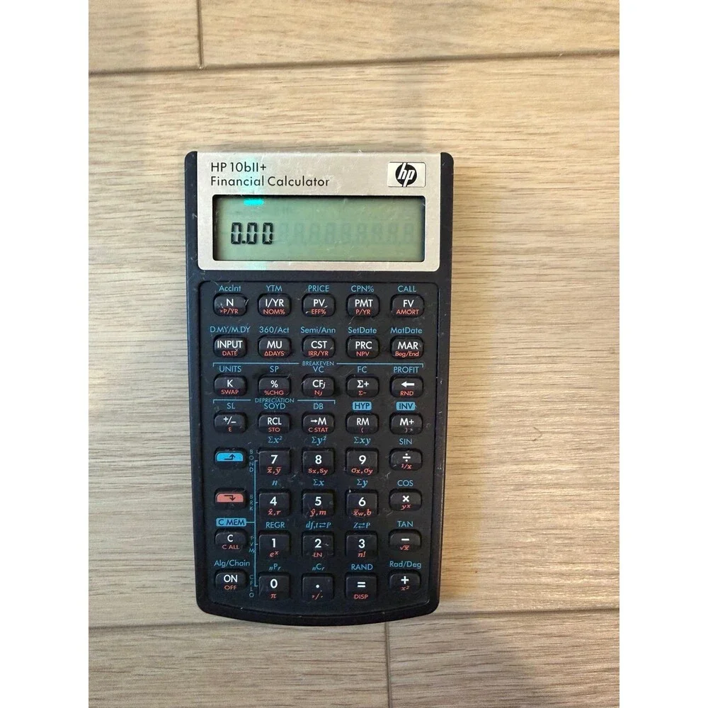 Hewlett Packard HP 10BII Plus Financial Calculator